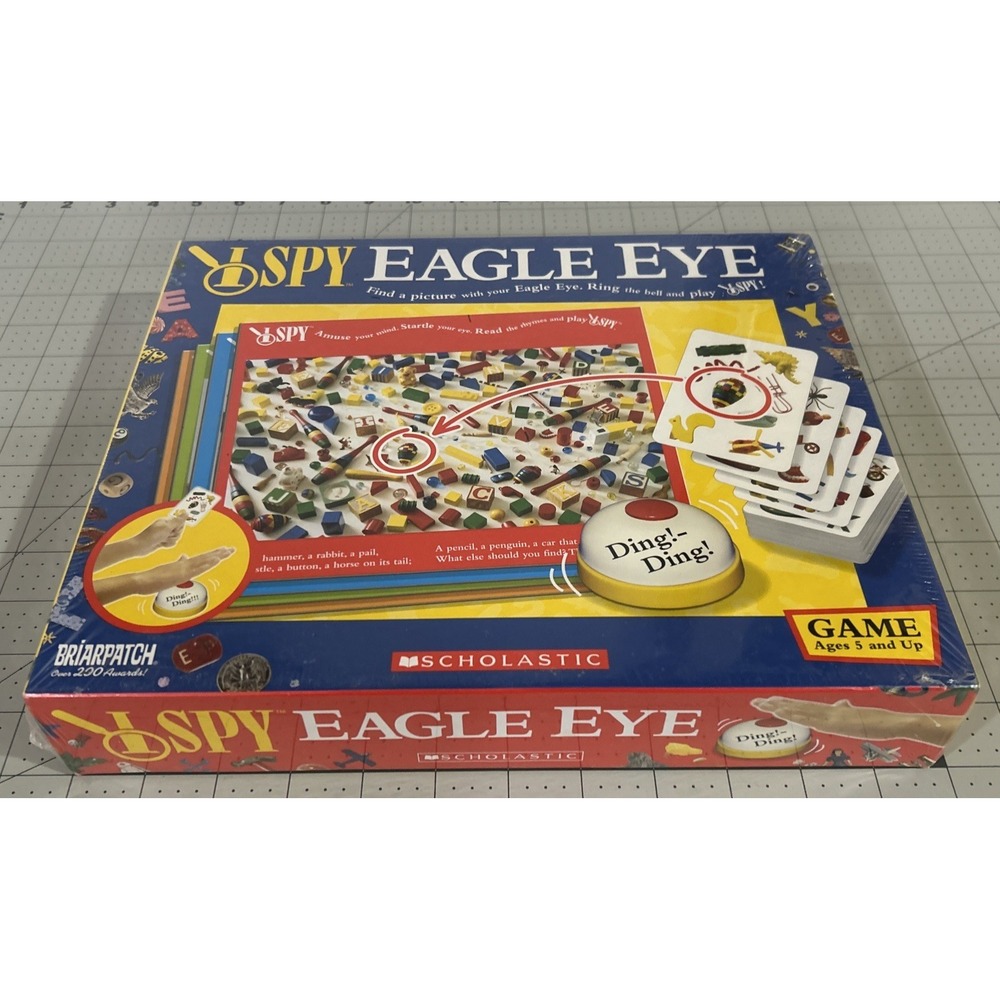 2005 I Spy Eagle Eye Scholastic Board Game‎ Briarpatch BRAND NEW AND SEALED